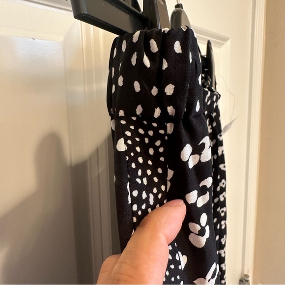 SOLD! on Ebay MaxMara label cut Made in Italy Silk Wide-leg joggers M 165/88A - Picture 9 of 12